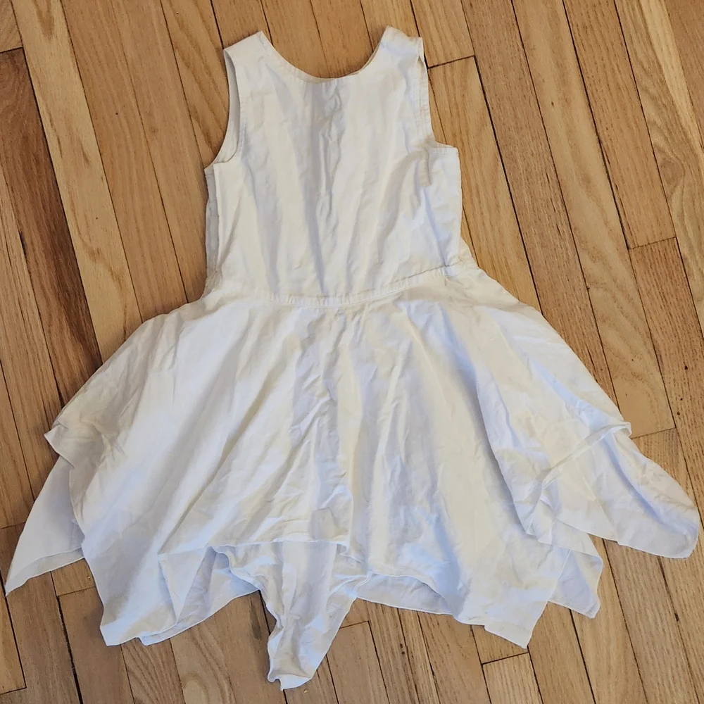 Classic White Girls' Party Dress - Picture 3 of 5